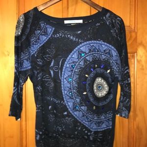 Navy Light weight sweater